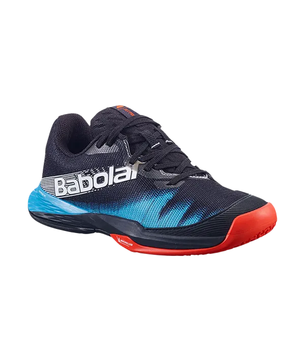 Zapatillas Babolat Jet Premura 2 Junior Black/Tomato Red - Image 4