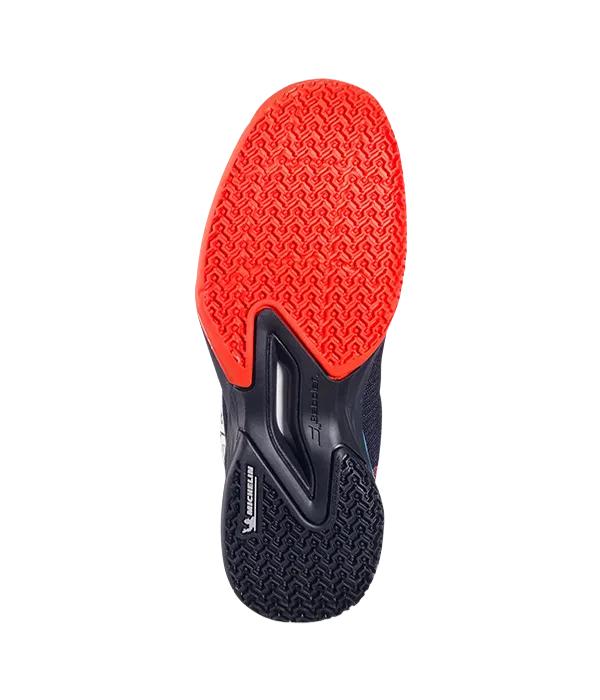 Zapatillas Babolat Jet Premura 2 Junior Black/Tomato Red - Image 5
