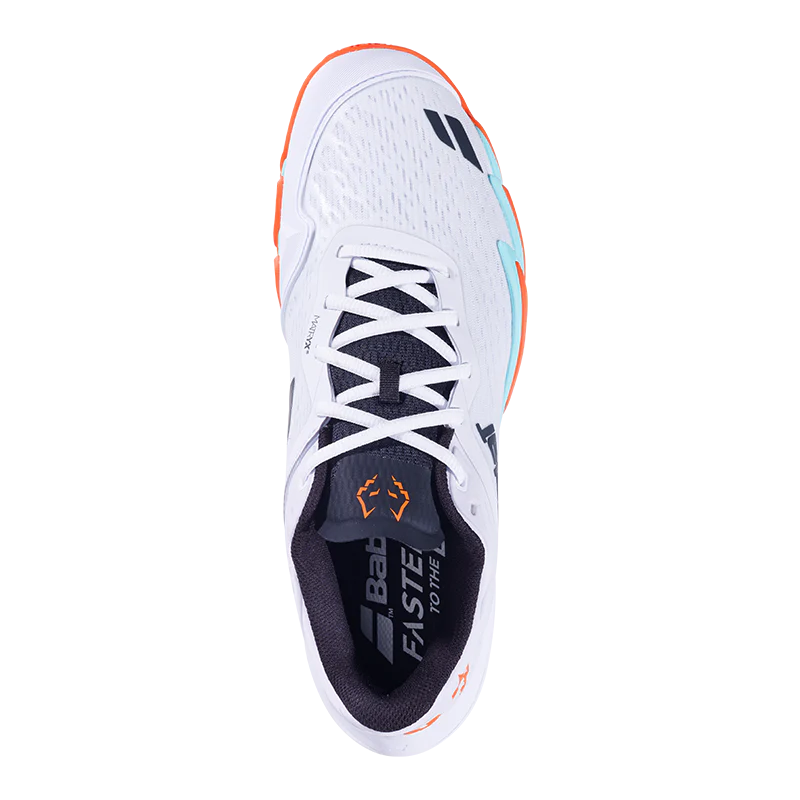 Zapatillas Babolat Jet Premura 3 White/Orange 2026 J. Lebrón - Image 4