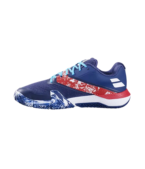 Zapatillas Babolat Movea 2 Dark Blue/Chili Red - Image 2