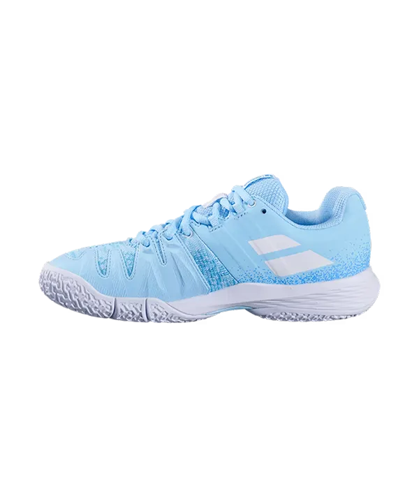 Zapatillas Babolat Sensa Sky Blue/Tigerlily Mujer - Image 2