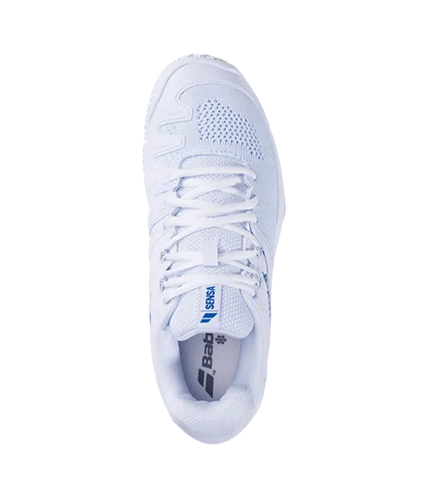 Zapatillas Babolat Sensa Mujer White/Cool Blue - Image 3