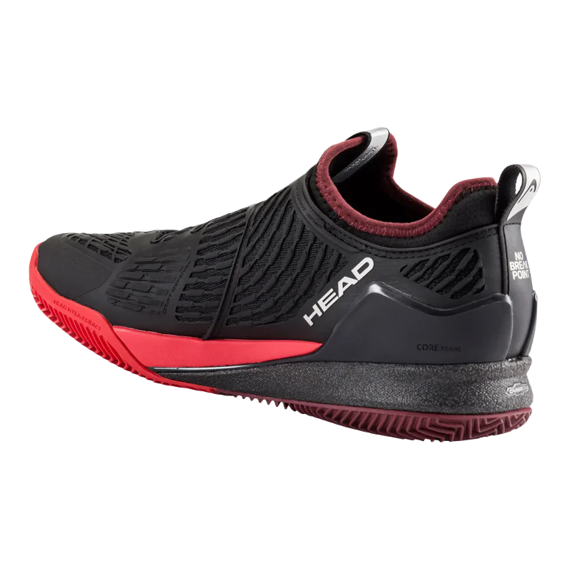 Zapatillas Head Endure Pro Boa Clay Black/Red 2026 - Image 2