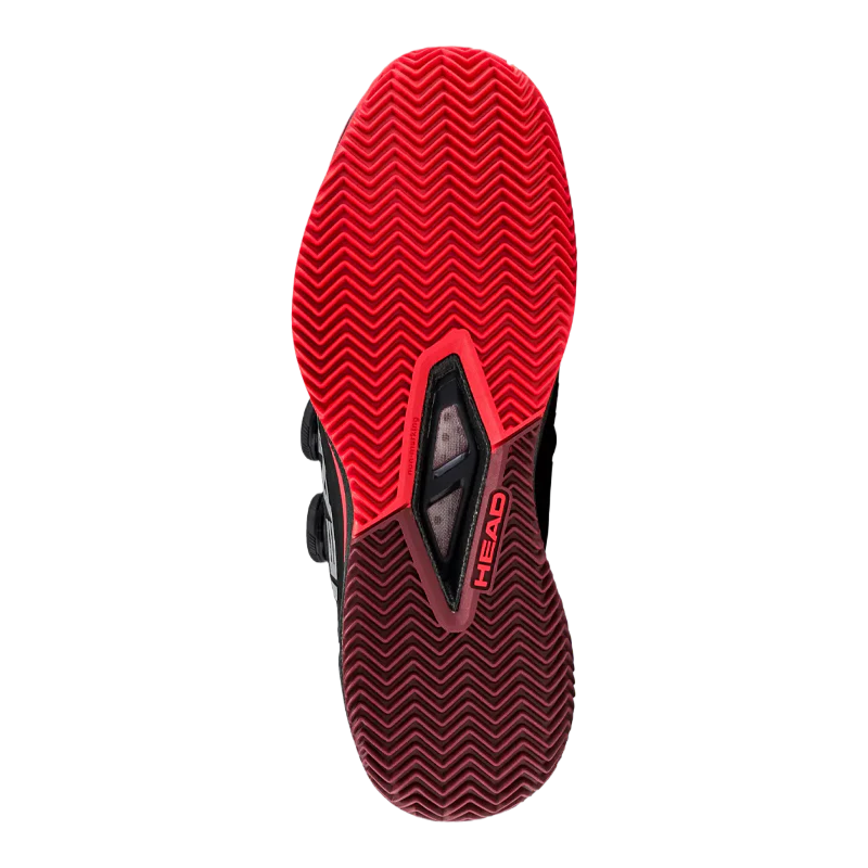 Zapatillas Head Endure Pro Boa Clay Black/Red 2026 - Image 4