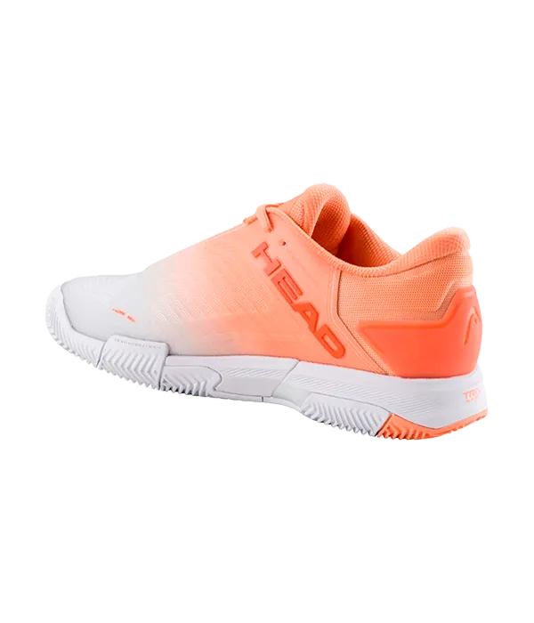 Zapatillas Head Revolt Pro 4.5 Clay Mujer Coral/White 2025 - Image 2