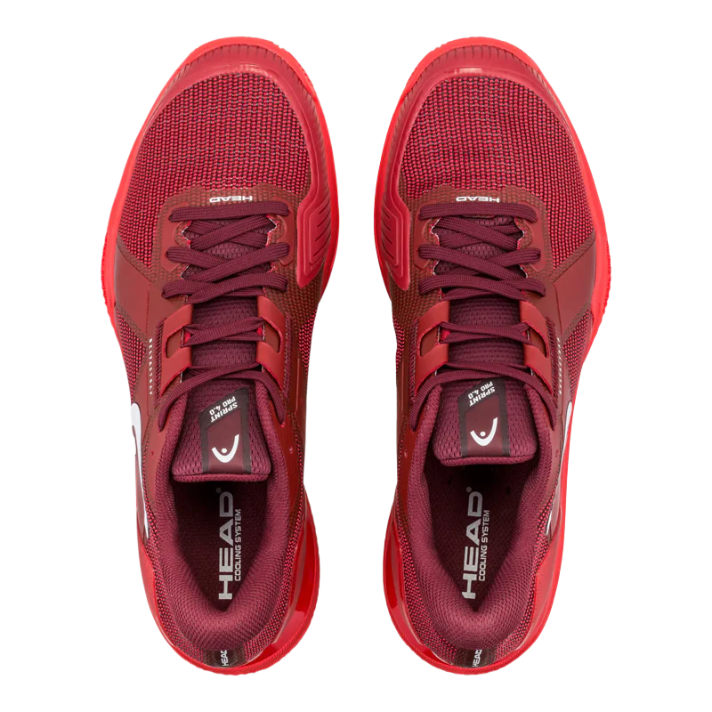 Zapatillas Head Sprint Pro 4.0 Clay Red/Dark Red 2026 - Image 3