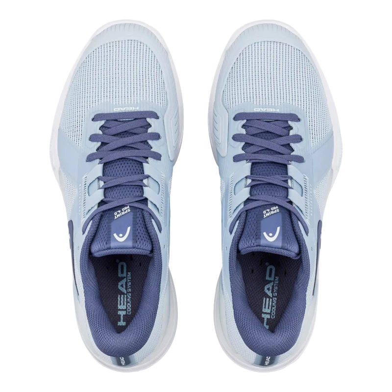 Zapatillas Head Sprint Pro 4.0 Clay Woman Chalk White/Light Grey 2026 - Image 3