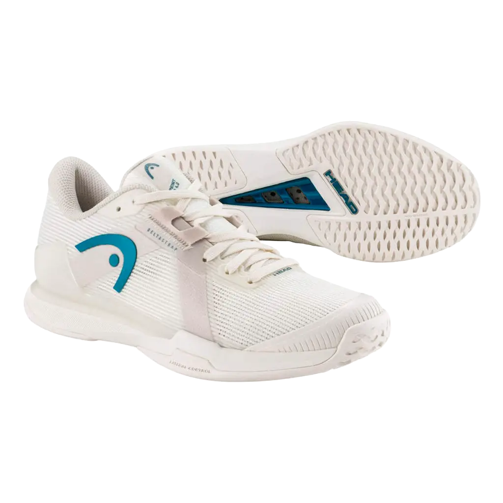 Zapatillas Head Sprint Pro 4.0 Mujer Chalk White/Twilight Blue - Image 2