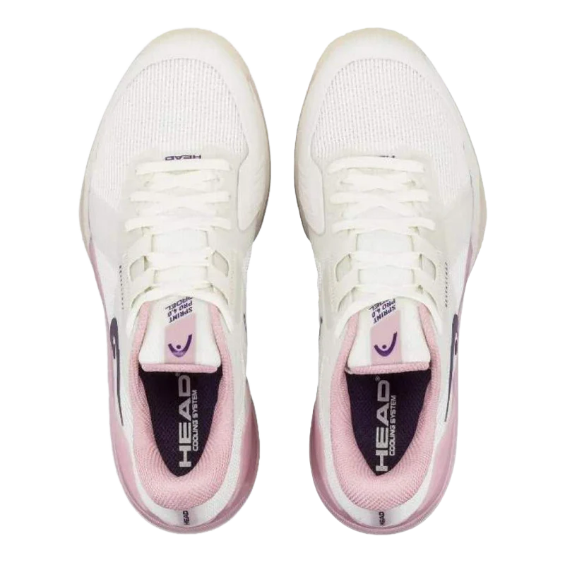 Zapatillas HEAD Sprint Pro 4.0 Padel Chalk White/English Rose Women 2026 - Image 3
