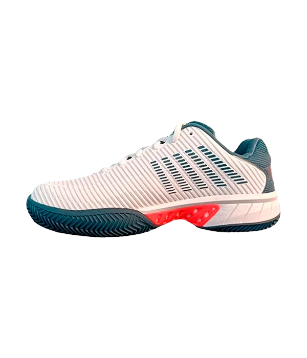 Zapatillas K-Swiss Hypercourt Express 2 Clay Blanca/Verde - Image 2