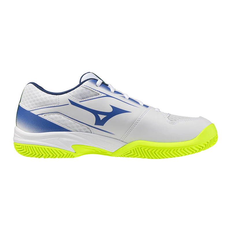 Zapatillas Mizuno Break Shot 5 CC Blanco/Amarillo 2026 - Image 2