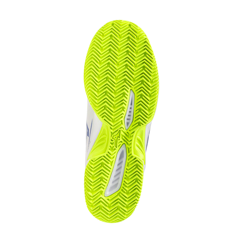 Zapatillas Mizuno Break Shot 5 CC Blanco/Amarillo 2026 - Image 4