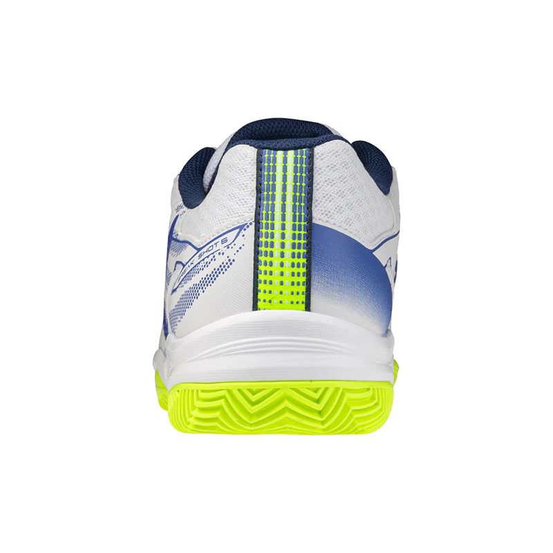 Zapatillas Mizuno Break Shot 5 CC Blanco/Amarillo 2026 - Image 5