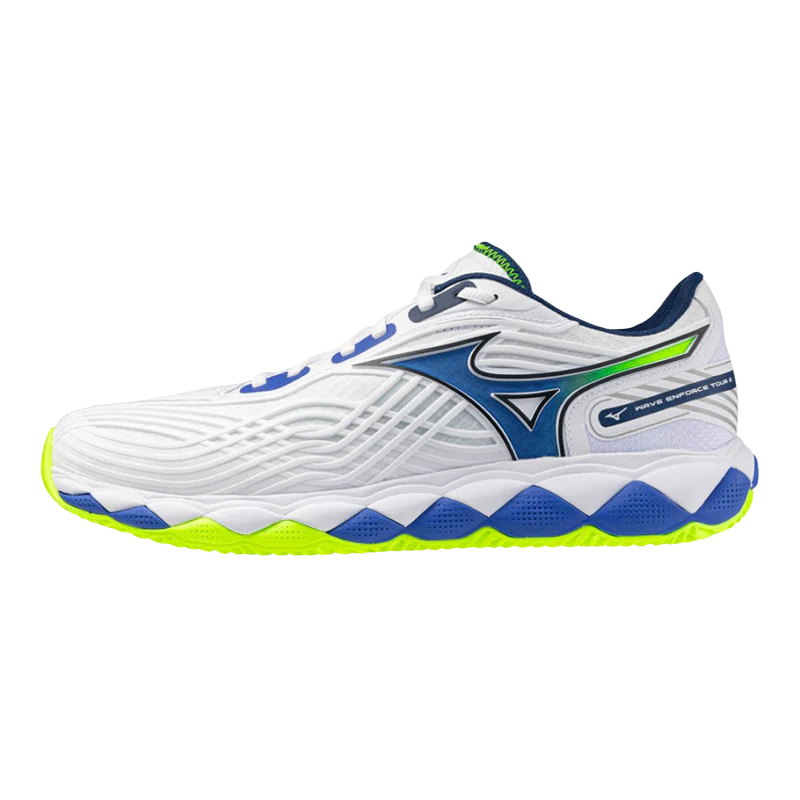 Zapatillas Mizuno Wave Enforce Tour 2 Blanco/Azul 2026