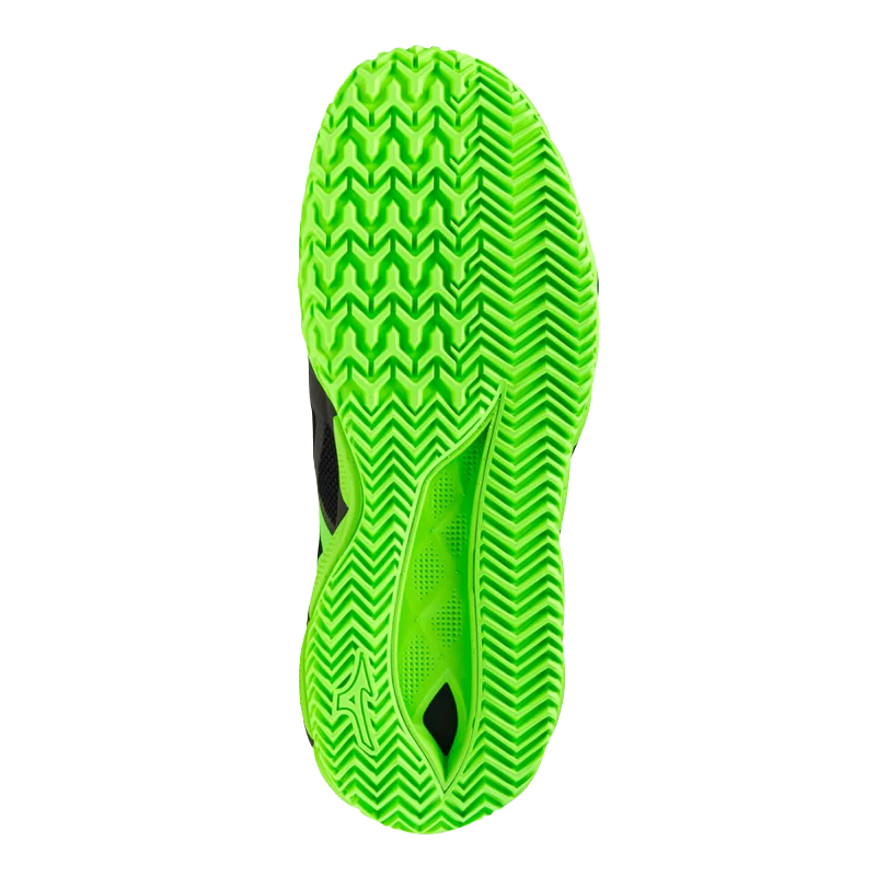 Zapatillas Mizuno Wave Enforce Tour 2 Negro/Verde 2026 - Image 4