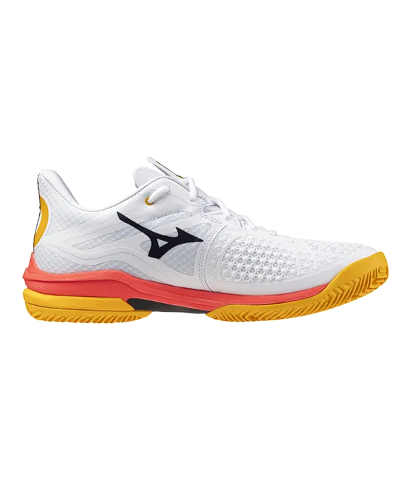 Zapatillas Mizuno Wave Exceed Tour 6CC Blanco/Naranja - Image 2