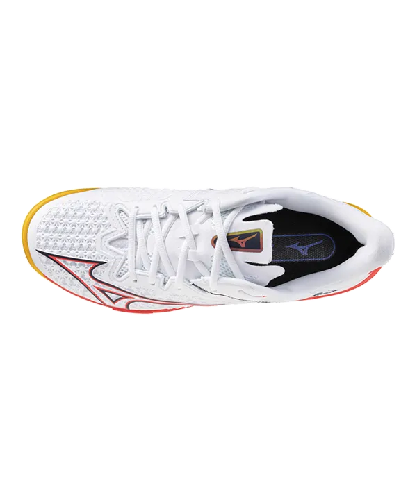 Zapatillas Mizuno Wave Exceed Tour 6CC Blanco/Naranja - Image 4