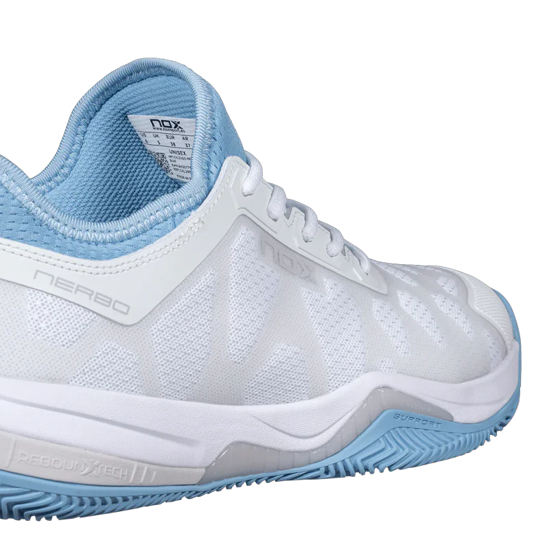 Zapatillas NOX Nerbo White/Dusk Blue 2026 - Image 6