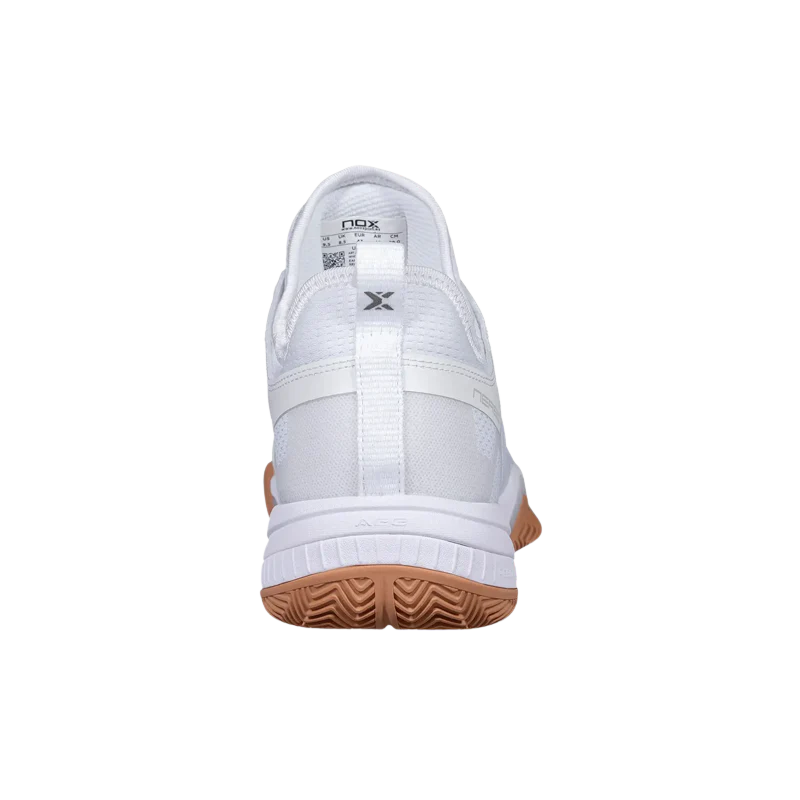 Zapatillas NOX Nerbo White/Gum Rubber 2026 - Image 5