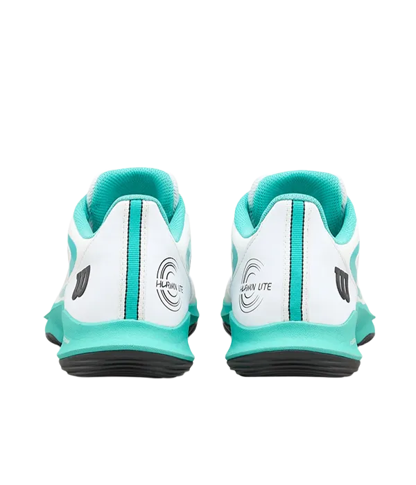 Zapatillas Wilson Hurakn Lite White/Turquoise/Black Mujer - Image 5
