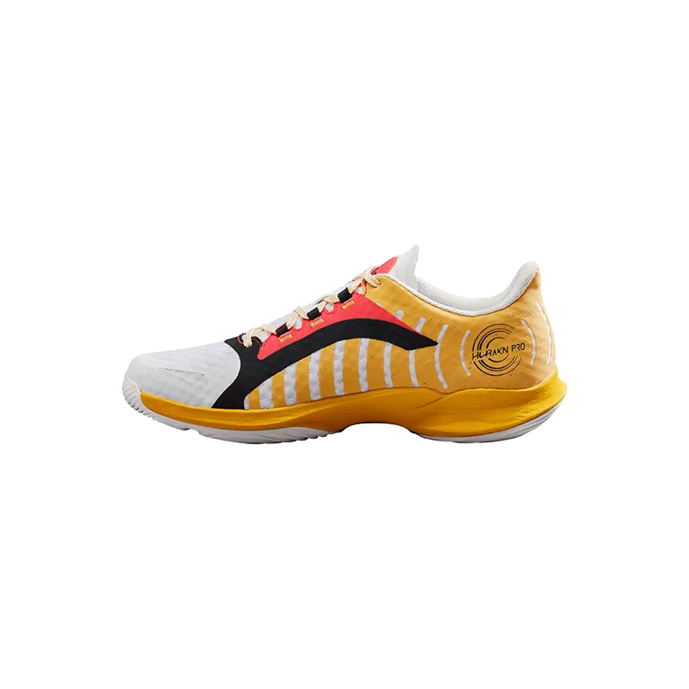 Zapatillas Wilson Hurakn Pro White/OldGold/Fiery - Image 3