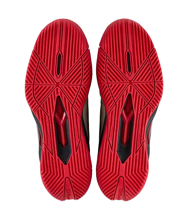 Zapatillas Wilson Rush Pro 4.5 USO Tofu/Infrared/Black - Image 3