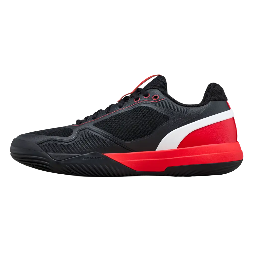 Zapatillas Wilson Rush Pro 5 Black/Infrared/White 2026 - Image 2