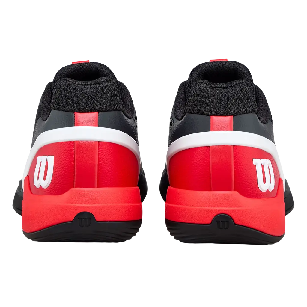 Zapatillas Wilson Rush Pro 5 Black/Infrared/White 2026 - Image 5